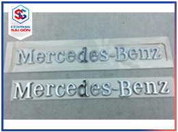 Tem Nhựa ABS mạ crom Mercedes-Benz