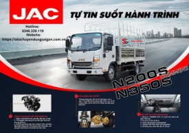 XE TẢI JAC JAC N200-N250-N350 ĐỘNG CƠ ISUZU DÒNG XE ĐƯỢC NHIỀU KHÁCH HÀNG CÁ NHÂN VÀ DOANH NGHIỆP TIN DÙNG